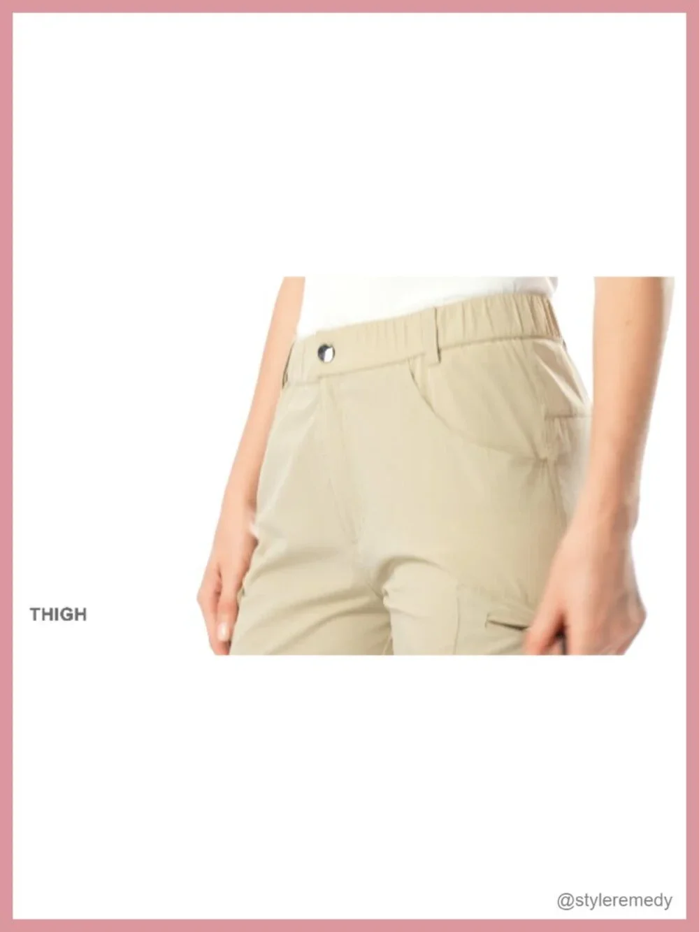 Women's Cargo Hiking Capri Quick Dry Water Resistant 4 Zip Pockets